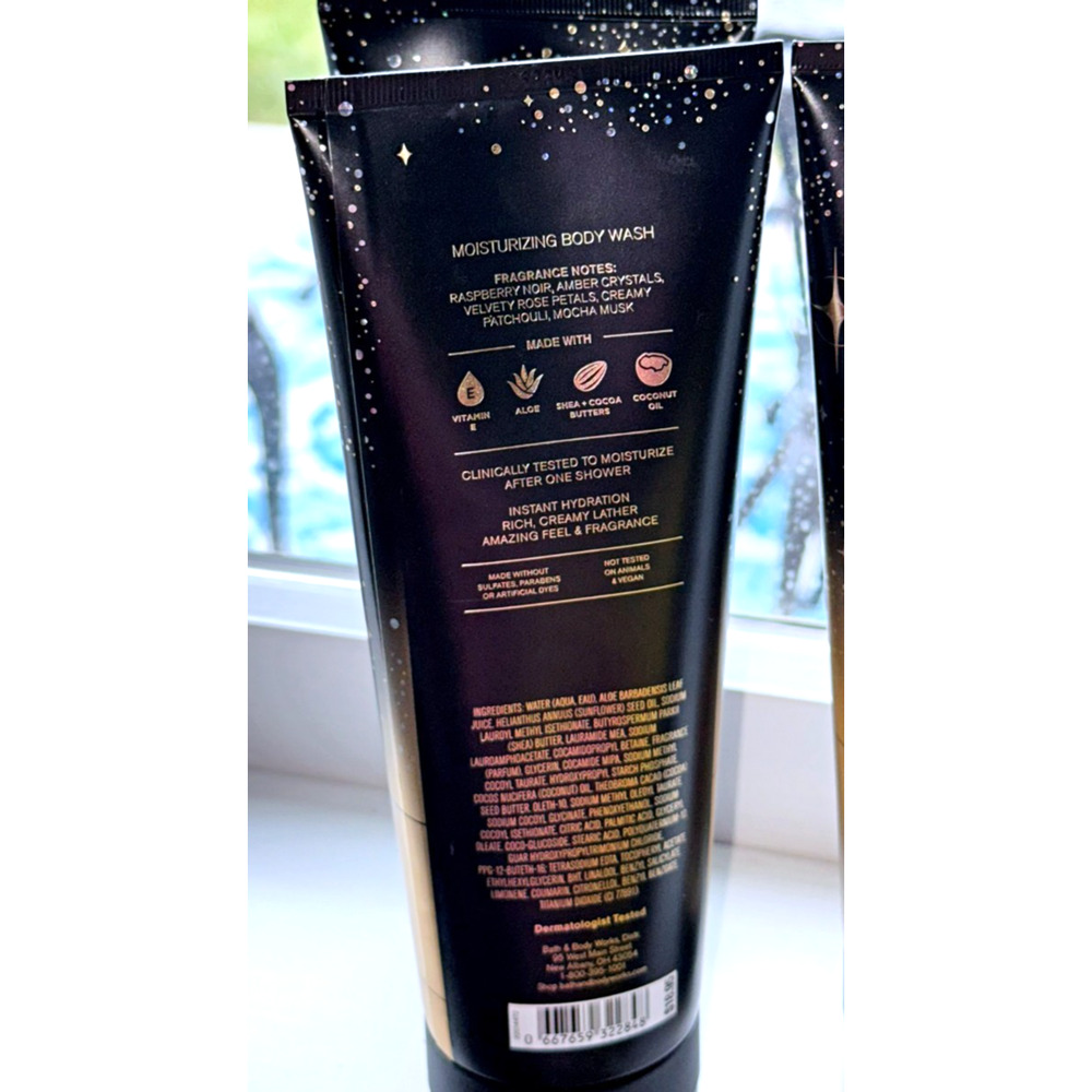 Bath & Body Works Into the Night 10oz Moisturizing Body Wash Creamy Lather x3 - Picture 4 of 4
